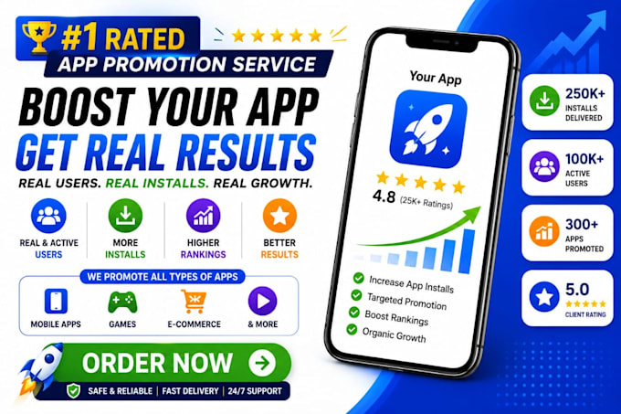 do mobile app promotion and marketing for IOS android mobile games
