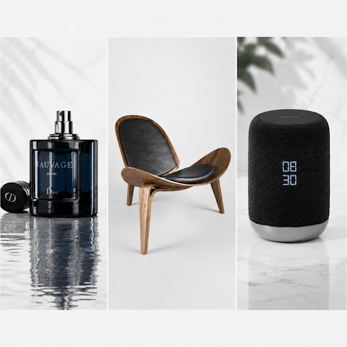 create a 3d product model from photos or reference images