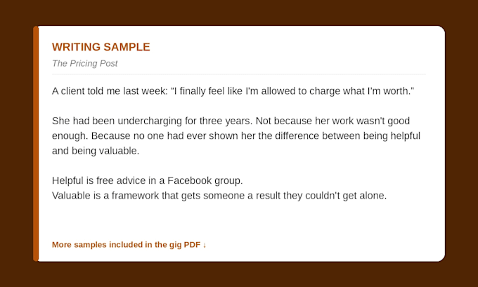 write linkedin content for coaches and consultants