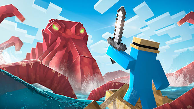 create custom minecraft bedrock model, mobs, blockbench animation with texture