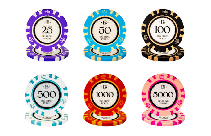 create luxury poker logo and poker chip design