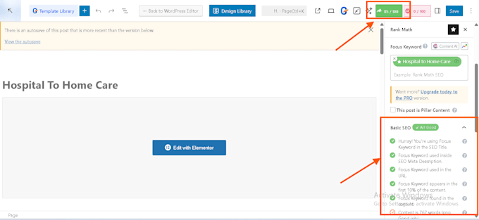 do on page seo and technical optimization for your website