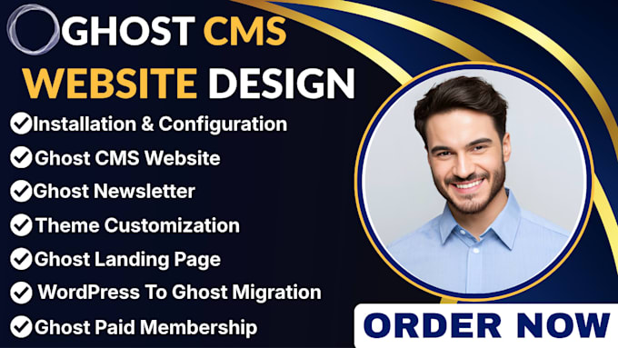 build ghost cms website customize ghost theme ghost newsletter setup ghost blog