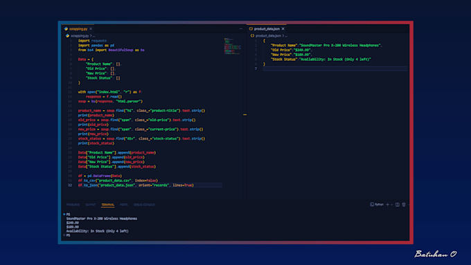 build python web scraping tools
