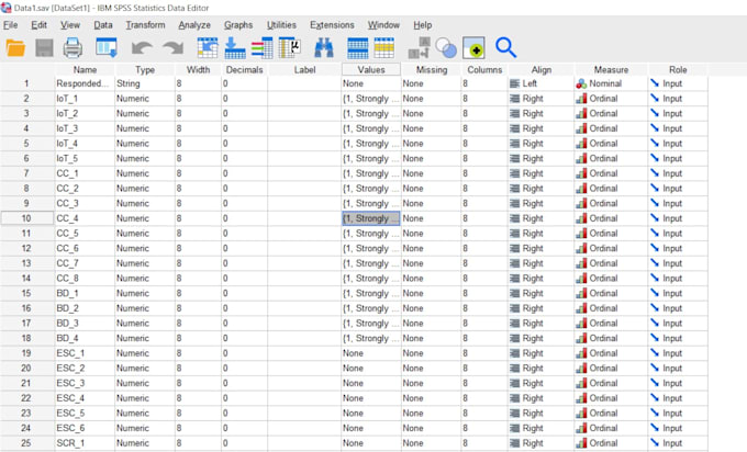 do IBM spss and minitab data analysis