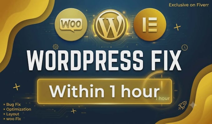 do wordpress bug fixing and error resolution