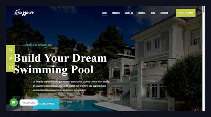 design pool website pool cleaning swimming pool pool service swimming website
