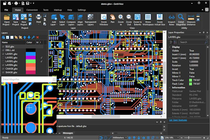 design pcb layouts and generate gerber files for jlcpcb