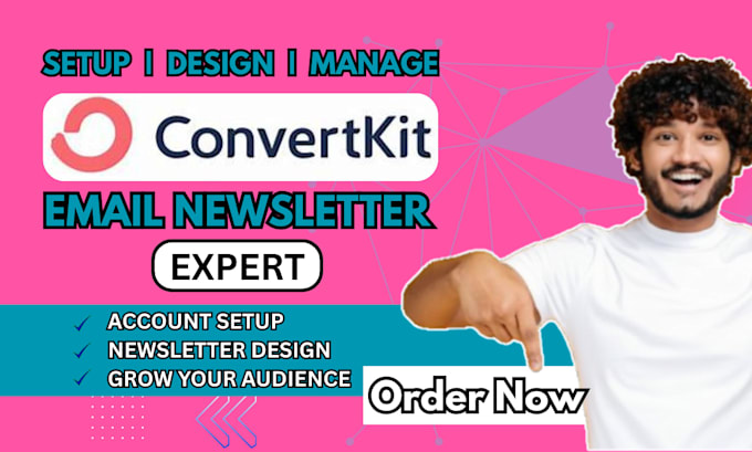 setup convertkit newsletter convertkit email sequence expert kit landing page