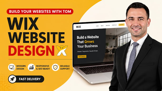 wix website design wix landing page redesign wix website development