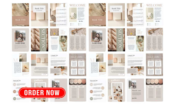 design professional canva workbook, ebook, lead magnet PDF