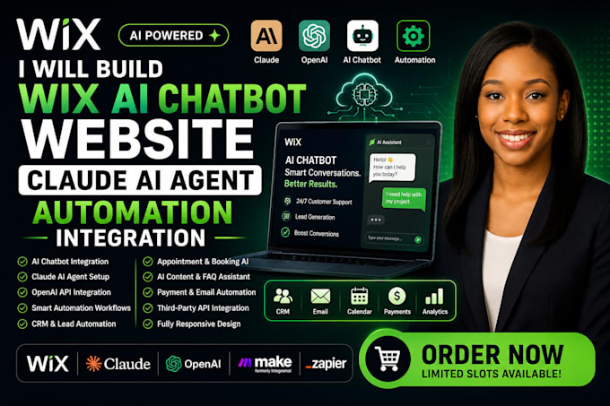 build wix ai chatbot website claude ai agent automation integraton