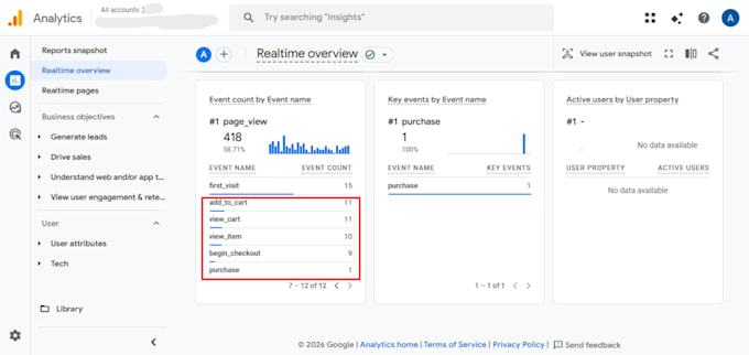 set up shopify ga4 ecommerce tracking with GTM