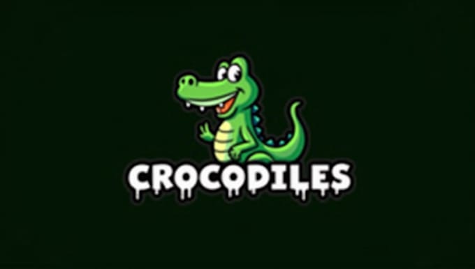design high quality crocodiles logo with express delivery