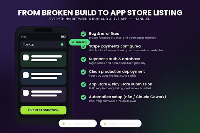 fix base44 bug debug and deploy your lovable and base44 app to production
