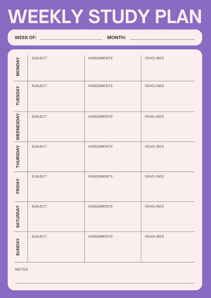 design a custom handmade aesthetic study planner