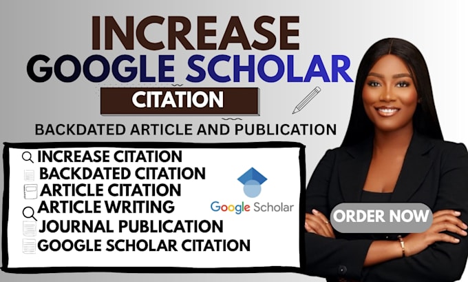 increase google scholar citation, write backdated and publish research articles