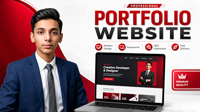 design a modern wordpress portfolio website