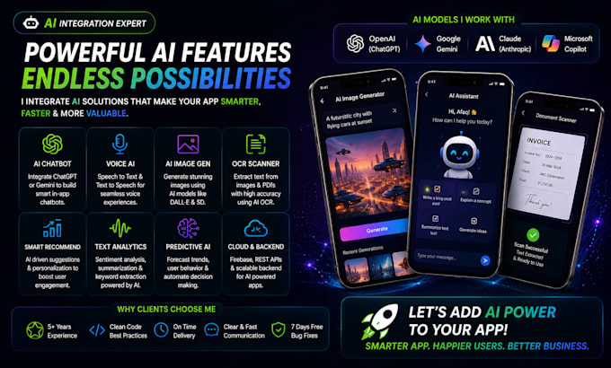 integrate ai into your flutter or android mobile app
