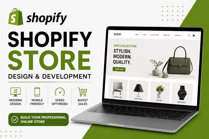 create a modern shopify store for your brand