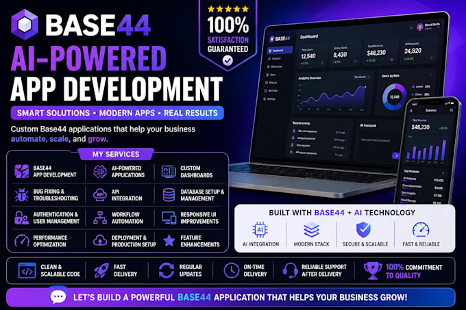 build your ai web app using base44