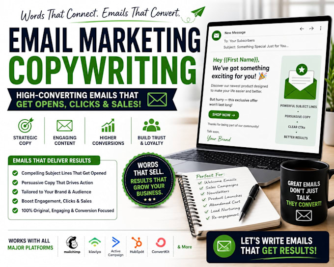 write your email marketing copywriting email campaign copy