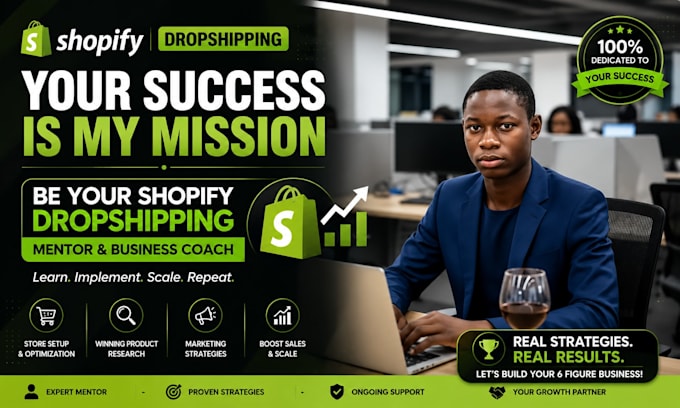 be your shopify dropshipping mentor and ecommerce coach
