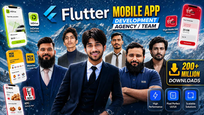 develop a mobile app for android and ios from scratch