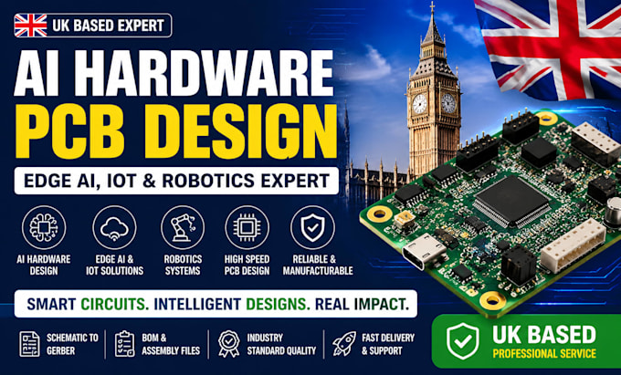 do ai hardware pcb design, edge ai, iot and robotics expert