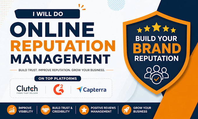 do online reputation management on clutch, g2, ORM and capterra