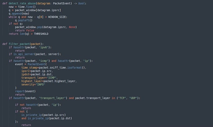 write a python automation or monitoring tool