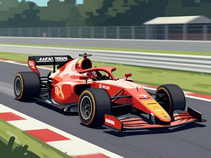 do racing car and automotive illustration in vector art