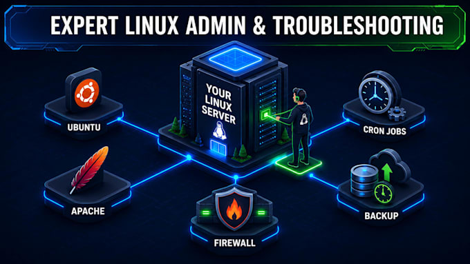 do linux administration linux server setup and ubuntu troubleshooting