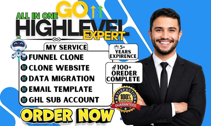 gohighlevel sub account website clone and deploy data migration email template