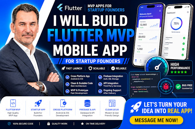 build a flutter mvp mobile app for your startup idea