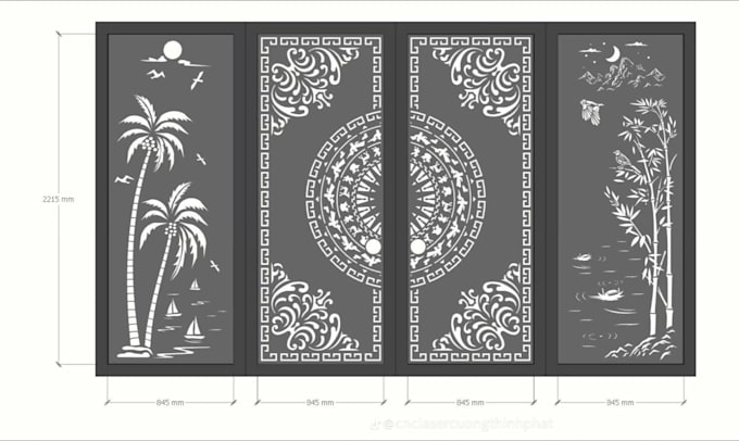 create cnc laser cutting dxf, svg, ai, eps vector files from your image