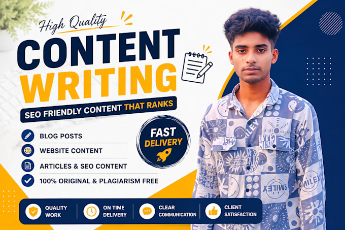 write SEO friendly content and blog articles