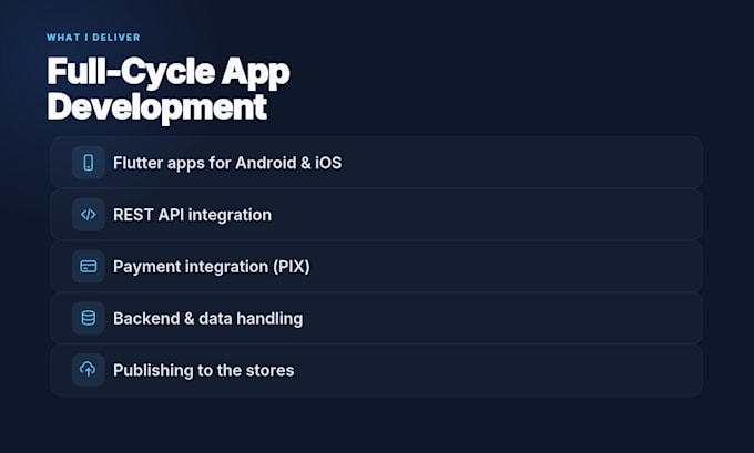 develop your mobile app with flutter for android and ios