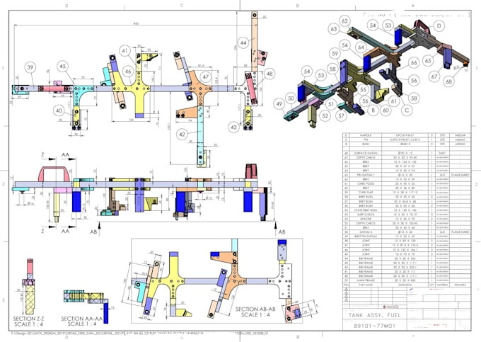 create mechanical cad models and manufacturing drawings