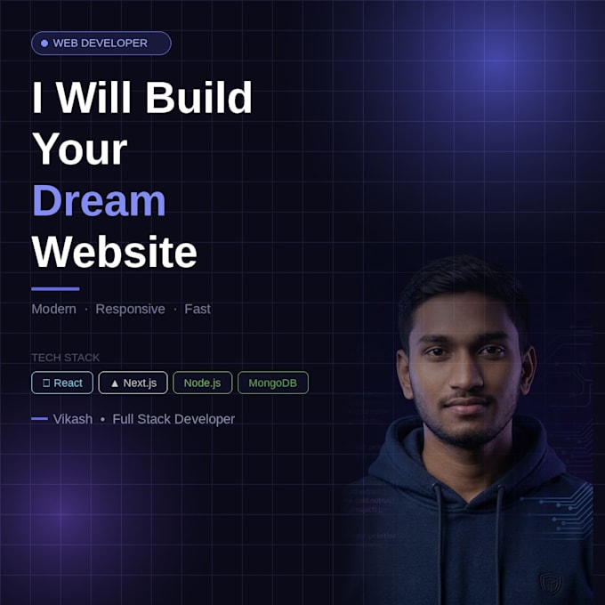 be your fullstack website developer
