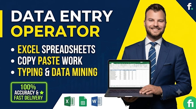 data entry, copy paste, data scraping, pdf to excel data entry