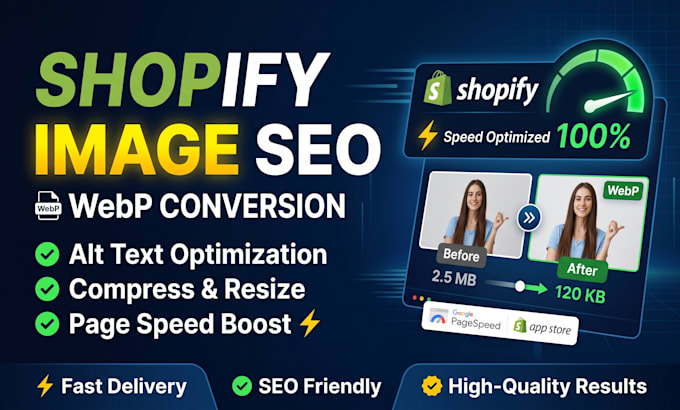 optimize shopify images with webp conversion and alt text seo