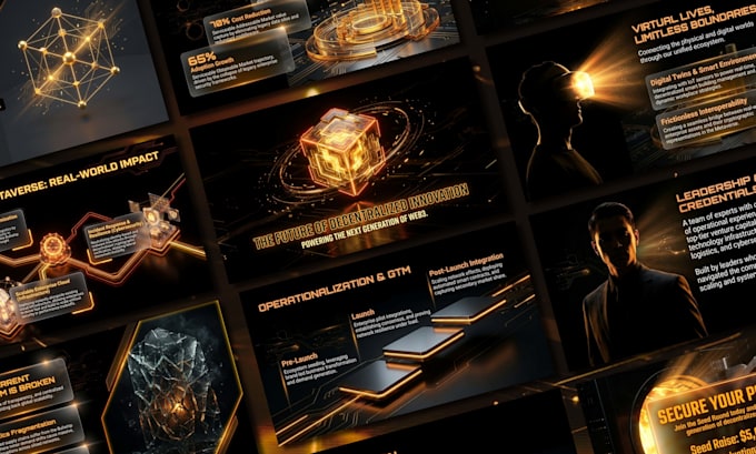 design,redesign your ai generated pitch deck or presentation