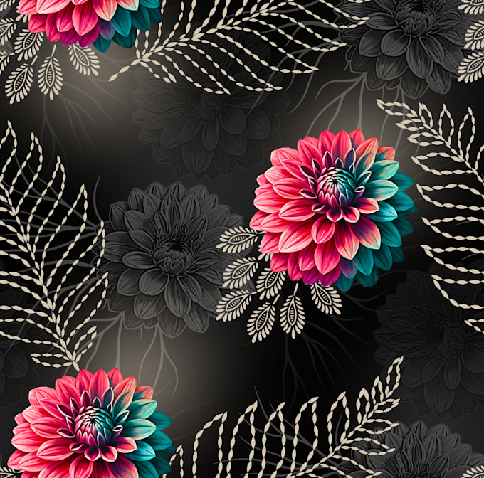 make a digital design for textile print