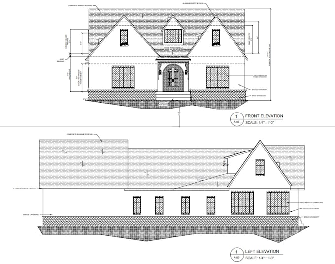 draw professional architectural sections, elevations, and construction drawings
