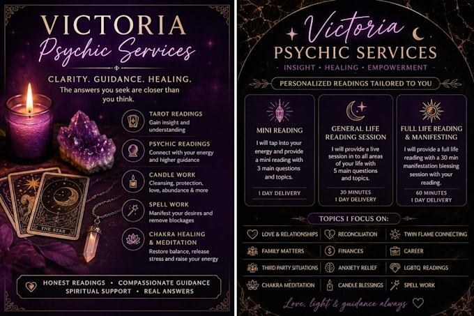 perform a full life psychic reading