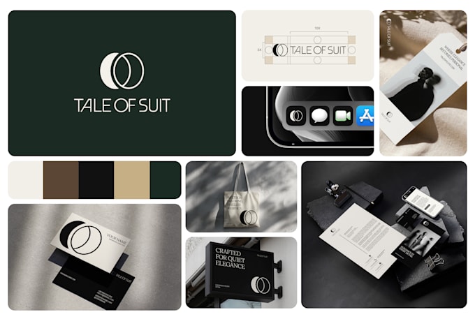design brand logo, visual identity system, brand book and guidelines