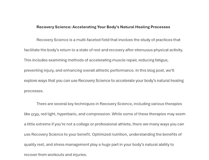proofread and edit your blog posts, articles, and business documents