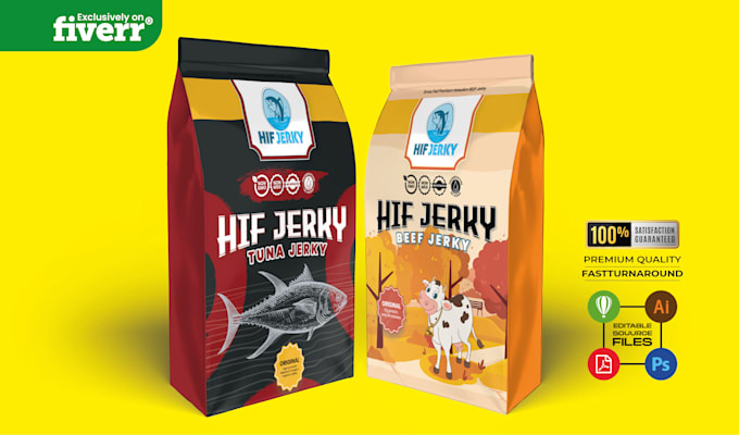 do product packaging design, pouch design and bag design