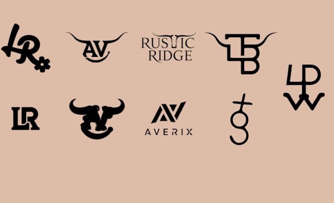 do premium professional western cattle brand logo design